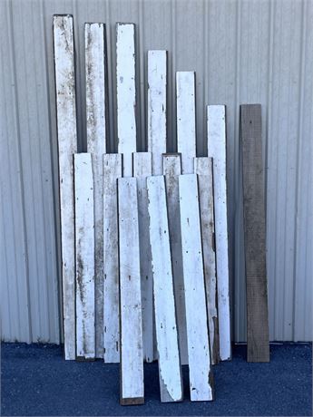 Wood Shiplap Siding - Assorted Lengths - 57", 95" x 6"w