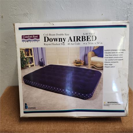 New Downy Air Bed - 74"x54"