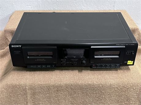 Sony Dual Cassette Deck Player