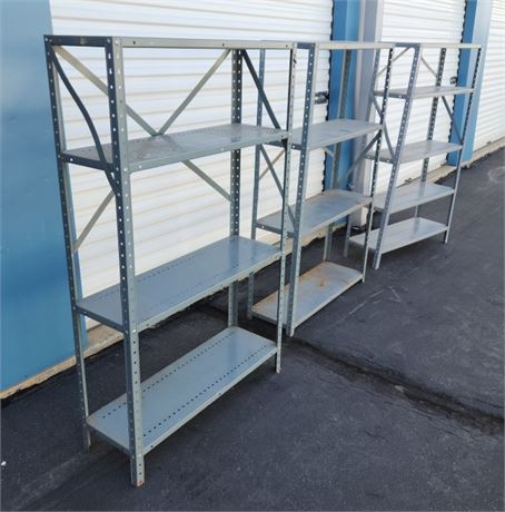 Metal Shelf Trio - 36x12x60