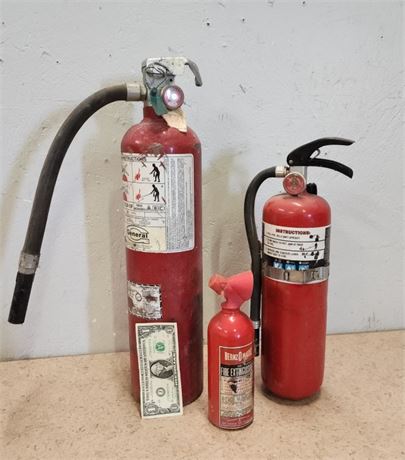 Fire Extinguisher Trio