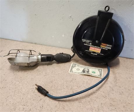 Craftsman Commercial Use Reel Cord w/ Light Works