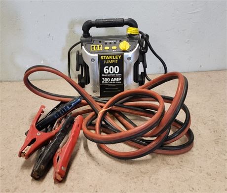 Stanley 600 Jump Box & Jumper Cables