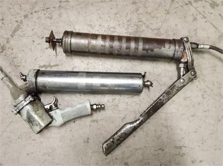 Hand Pump & Pneumatic Grease Gun Pair