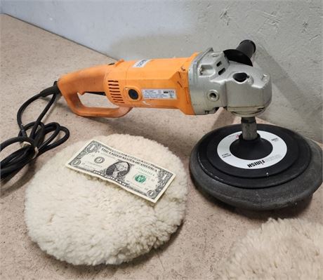 7" Polisher/Sander w/ Extra Heads - Works