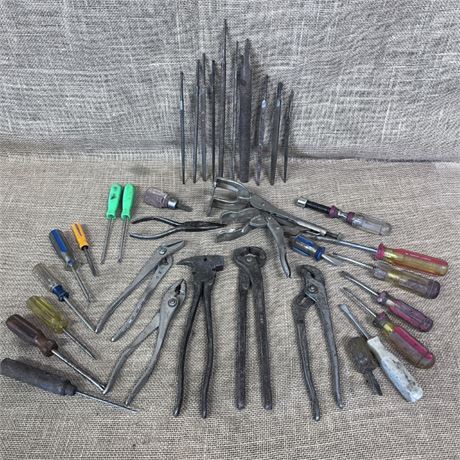 Assorted Hand Tools & Files