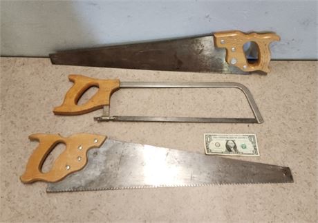 Vintage Handsaw Trio