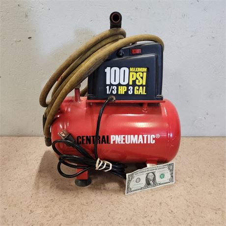 3 Gallon - ⅓HP Air Compressor