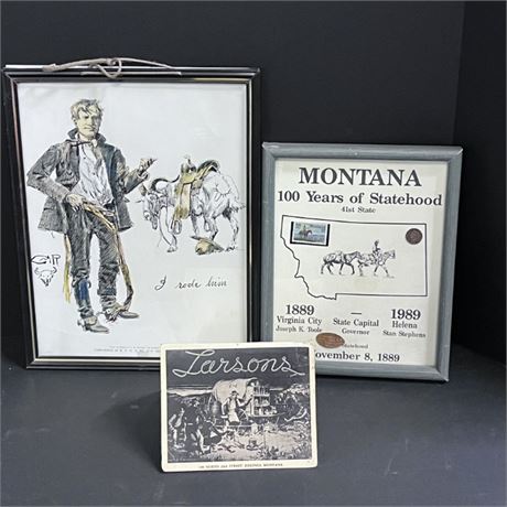 Vintage Montana Memorabilia