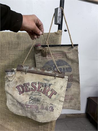 Vintage Water Bag Pair