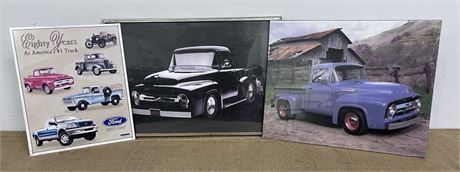 Vintage Ford Wall Decor Trio