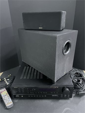 Denon Surround Sound Receiver & Speakers