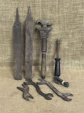 Antique Tools & Solder Iron