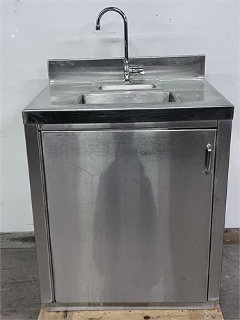 Stainless Sink Cabinet - 30x25x41