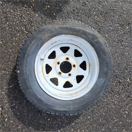 Trailer Tire - P185/70R14  87 S - 2½" Bolt Pattern