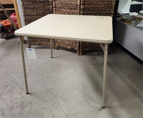 New (never used) Folding Card Table - 34x34