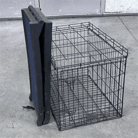 Large Dog Ramp & Crate -  (ramp: 66") crate 21x20x23
