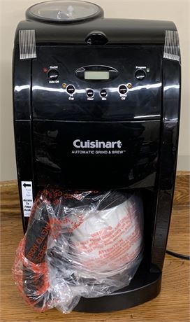 New Cuisinart Grind & Brew 10-Cup Automatic Coffeemaker, Black