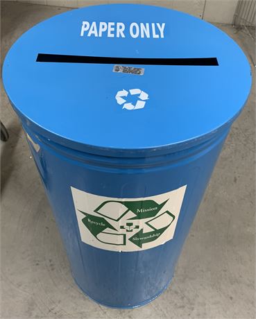 Paper Recycle Trash Can