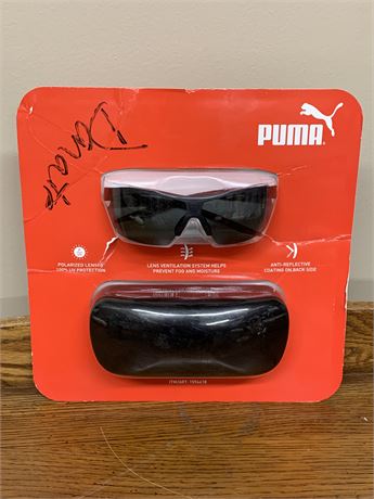 PUMA Sunglasses Polarized Lenses 100% UV Protection Anti-Relective Coating
