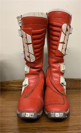 Vintage AXO Motocross boots Safford Favaro special edition (MX)