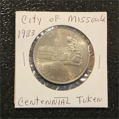 1983 City of Missoula Centennial Token