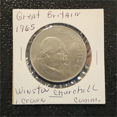 1965 Winston Churchill I Crown Coin