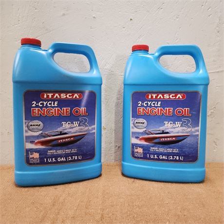New 2 Gallon 2 Cycle Engine Oil