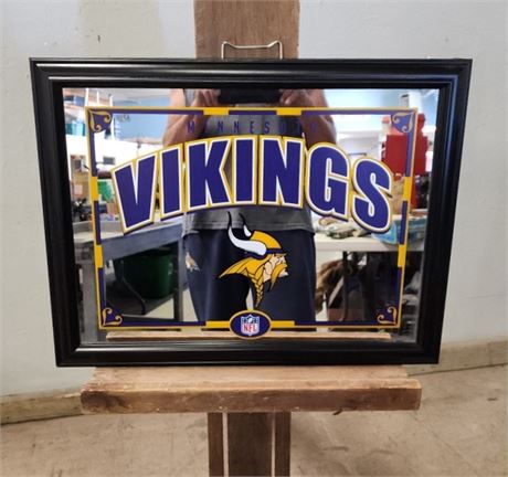 Minnesota Vikings Framed Mirror - 23x18