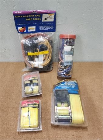 Tarp Cords/Bungees/Straps - Assorted