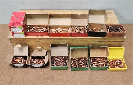 Assorted 30 Cal Bullets - Approx. 1100