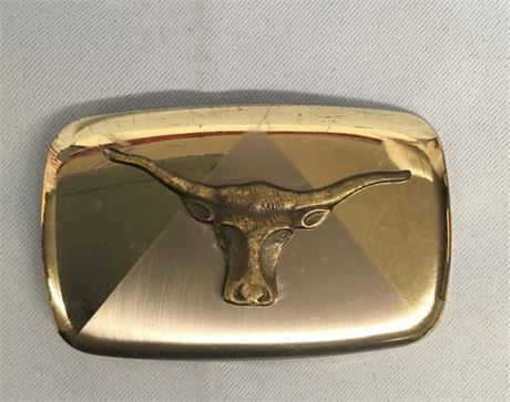 Vintage Longhorn Belt Buckle. M 110