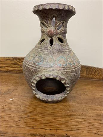 Table Top Candle Holder Pottery