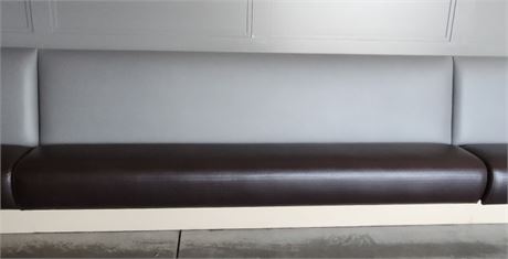 Bench Seat - 95" x 24"seat x 24" back rest-Seat & Back Only No Base  (F)