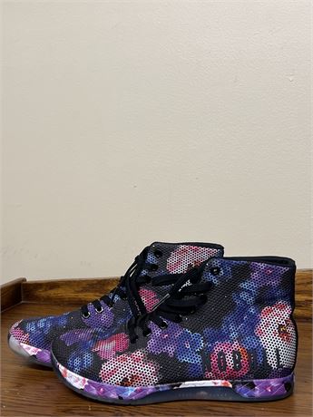 Size 8.5 Nobull Space Floral High Top Trainers