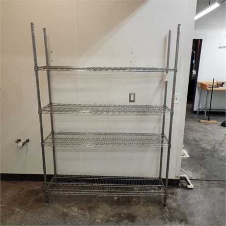 Stainless Food Safe Shelving Rack - 54x14x75 (F)