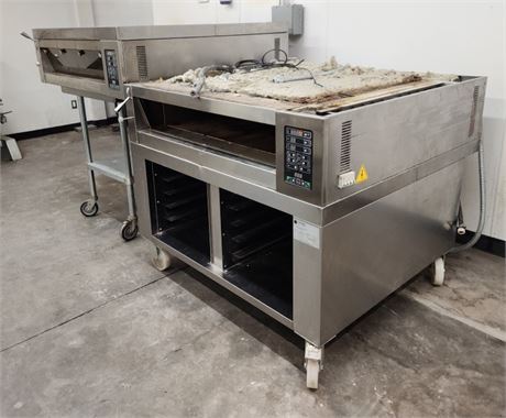 Empire Stone Hearth Double Deck Oven w Pan Table 220V/3 Phase $40,000 NEW(F)