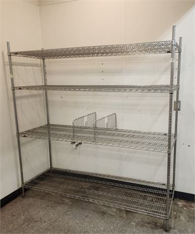 Stainless Food Safe Shelving Rack - 71x24x74 (F)