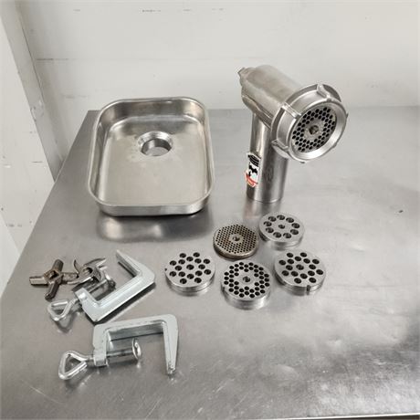 Grinder Attachments w/ Extras - fits both Blobe & Hobart Mixers  (F)
