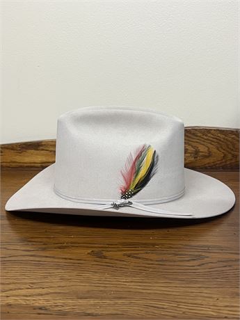 Stetson Silverbelly 4x Beaver Cowboy Hat Size 7 1/8