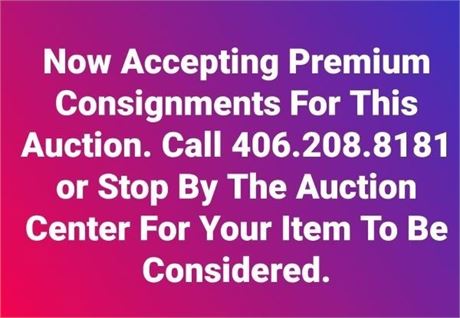 Quality Consignments Wanted! Must have a value of at least $500 per item