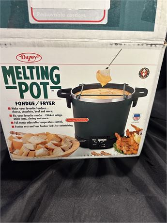 Melting Pot/Fondue Fryer