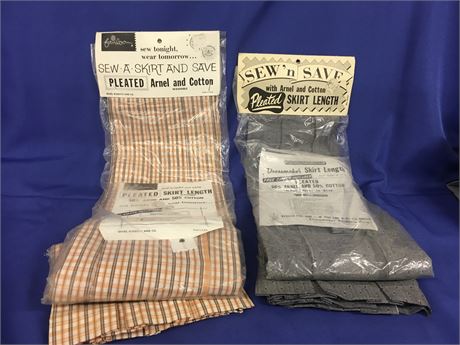 Vintage Sewing Skirt Kits.
