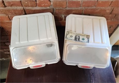 Rubbermaid Dry Goods Container Pair - 13x14x9 (F)