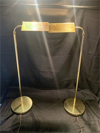 Brass Lamps x2