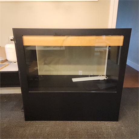 Lighted Glass Front Cabinet - 55x30x52 (F)