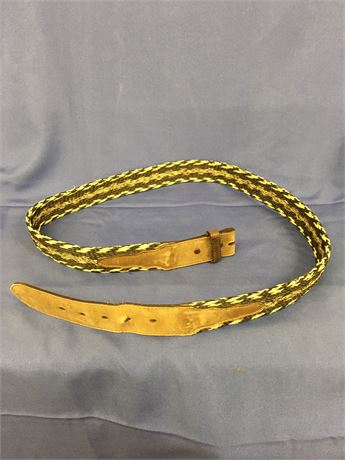 Hand braided Western Belt