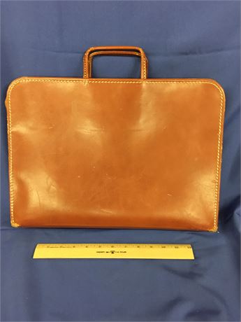 Vintage Zippered Briefcase