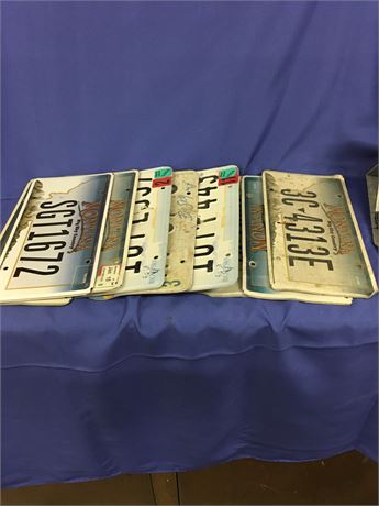 Old License Plates.