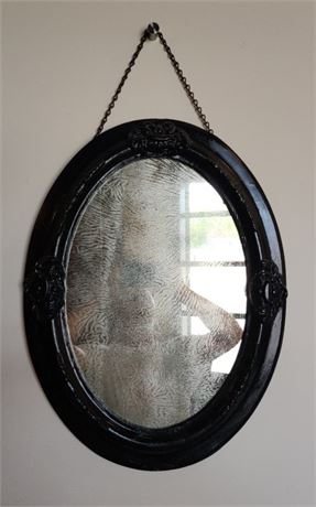Antique Beveled Oval Mirror - 18x24 (F)